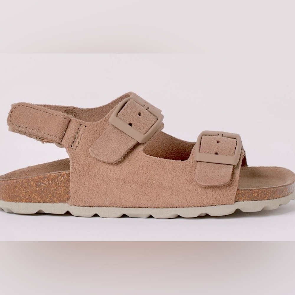 H&M Kids Brown Suede Buckle-Up Sandals SIZE EU 30/AU 11.5 $7 (RRP $20)Worn Once. - Picture 4 of 7